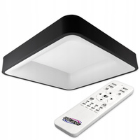 PLAFON LED Kronleuchter Deckenleuchte GALAXIS ARIES 54W 3000K-6500K schwarz + Fernbedienung