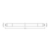 LED-Leuchtstoffröhre G13 T8 24W = 58W 2550lm 3000K Warm 190° 150cm LED TUBE UNIVERSAL Osram