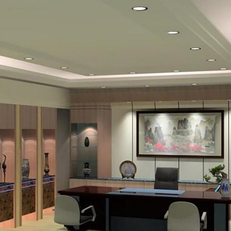 Einbaustrahler GU10, AR111 Einbauspot 14cm Runde beweglich Schwarz CARPI LUMILED