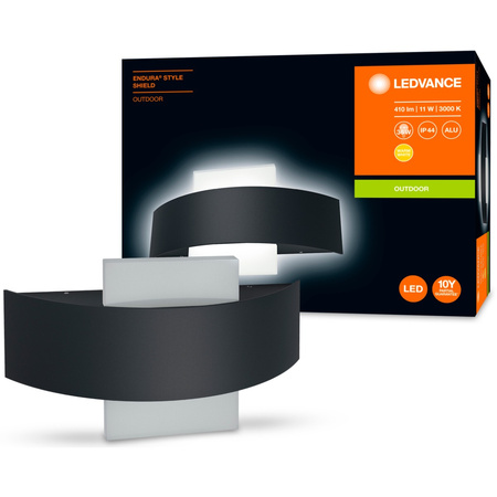 Wandleuchte Fassadenleuchte Außenleuchte 11W 410lm 3000K Endura Style Shield LEDVANCE