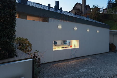 LED BISO Weiß 8W 375lm 840 Neutral Außenleuchte IP54 Kanlux