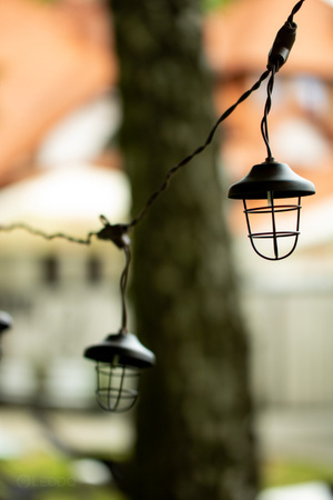 SOLAR GIRLAND 10x Metalllaterne 4,5m Garten dekorativ 3000K warm