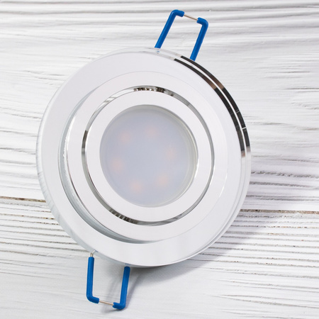 Glas-Einbaustrahler GU10, MR16 Einbauspot HALOGEN Runde beweglich ARIAN LUMILED