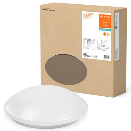 LED Deckenleuchte SURFACE CIRCULAR 35 cm 18W 1440lm 3000K IP44 LEDVANCE