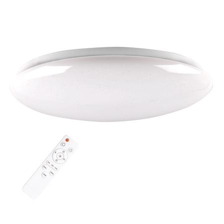 Plafond LED-Deckenleuchte 48W 5300lm CCT 120° Weiß IP44 Pilot Dimmbar Pirius Sanico Goldlux