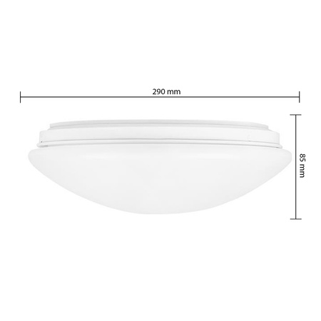 Plafond Deckenleuchte 2x E27 Badezimmer Anbaulampe IP44 Rund Weiß LOBO Masterled
