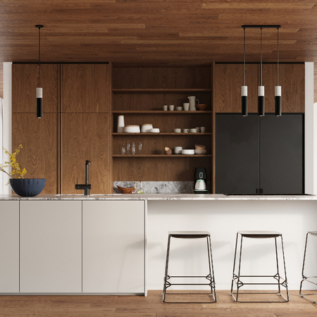 LED-Hänge-Deckenleuchte BORGIO 2xGU10 Schwarz SOLLUX