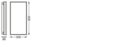 Aufbau LED Deckenleuchten ORBIS MAGNET 42W 4200lm CCT 60x30cm SMART+ WiFi LEDVANCE schwarz