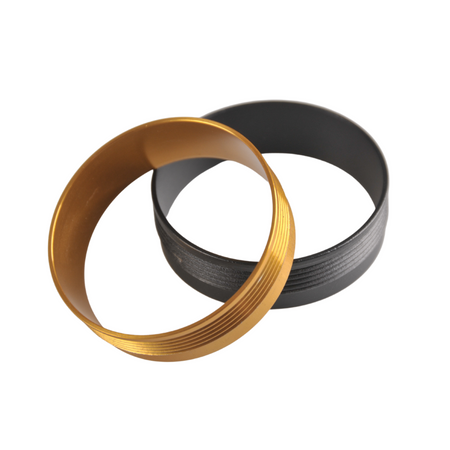 Stromschienen-Kit 1-Phasen-Schiene + 3x GU10 Reflektor Schwarz MARIBEL Sanico Goldlux