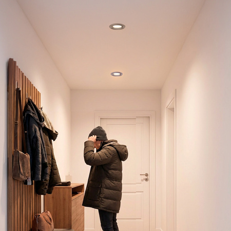 Einbaustrahler GU10, MR16 Einbauspot HALOGEN Runde Fest Antik Blech ARDALI LUMILED