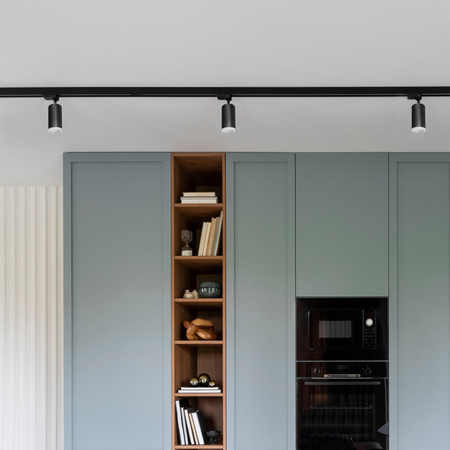 Spot GU10 Schwarz LONDON Sanico Goldlux Stromschienenstrahler