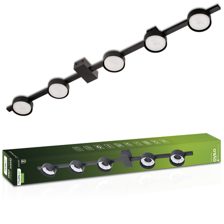 OVILO Deckenleuchte LED-Halogen-Leuchte 5x GX53 Spot Wandleuchte Reflektor LUMILED