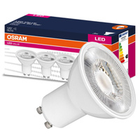 3x GU10 LED Lampe 6,9W = 50W 575lm 4000K Neutral 120° OSRAM VALUE