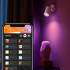 Philips HUE Weiß und Farbe Ambiente Lampe Fugato 1x4.2W Bluetooth Zigbee