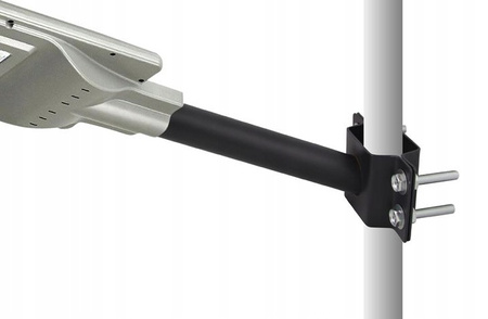 SOLAR Straßenlampenhalterung 41CM PIPE ?48mm Masterled Schwarz