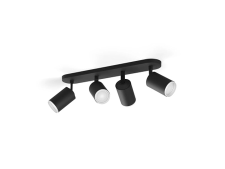 Philips HUE Weiß und Farbe Ambiance Fugato Lampe 4x4.2W Bluetooth Zigbee