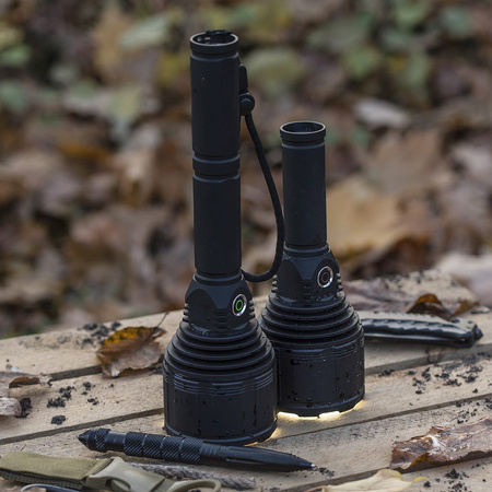 Taktische wiederaufladbare militärische LED-Taschenlampe Handheld USB XHP9090 3000lm kurz Pro VA0044 Vayox