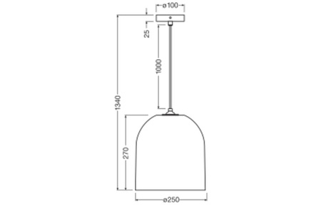 Dekorative Decke Pendelleuchte E27 Überhang Braun Karton Dekor Ledvance