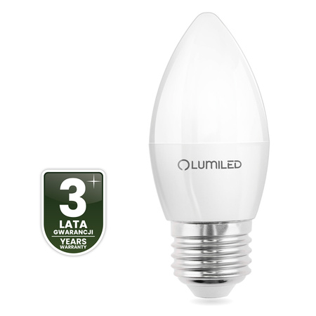 LED Lampen E27, Glühbirne B35 2.5W = 25W 249lm 180° 6500K kalt LUMILED