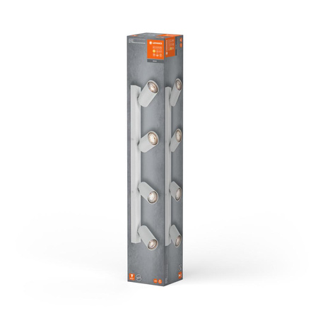 LED-Wandleuchte Spot 4-Punkt dimmbar 13.6W GU10 Weiß LEDVANCE