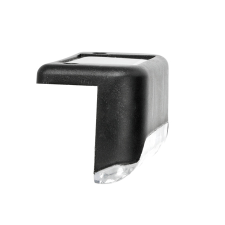 LED-Flutlicht Solar im Freien Garten 0.06W lm 3000K Warm mit Dämmerungssensor IP44 Schwarz Photon Kobi