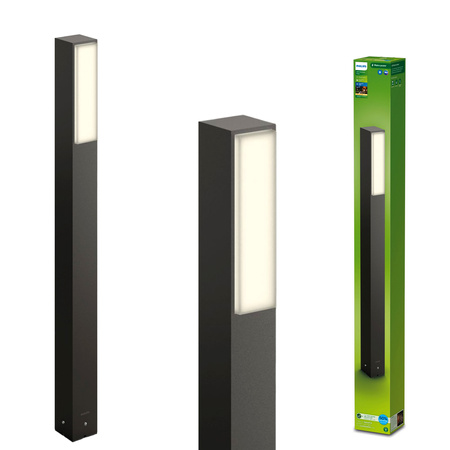 STRATOSPHERE 3.8W 4000K Neutral IP44 Anthrazit PHILIPS LED Säulengartenlampe
