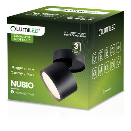 HALOGEN Anbauleuchte NUBIO Tuba Gx53 LED Spot Wandleuchte Cylinder LUMILED