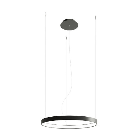 LED-Pendelleuchte RIO 30W 3000K Kronleuchter Rund 55cm Schwarz SOLLUX