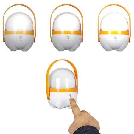 Wiederaufladbare LED-Camping-Taschenlampe On Touch 2400mAh mit Griff VAYOX