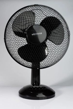 Schreibtischventilator Luftzirkulator Stehtischventilator 49 cm 30 W Schwarz