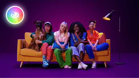 3x LED-Lampe E14 C37 4.9W = 40W 2200-6500K + RGB SMART WiFi Philips WiZ