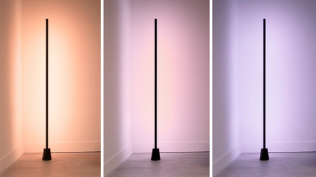 LED Gaming Stehlampe RGBIC Gradient 135cm Bodenleuchte Smart SMART WiFi Bluetooth App WiZ