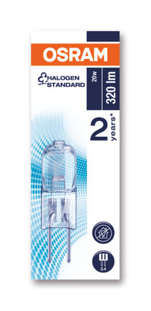 Halogenlampe G4-Kapsel 20W 320lm 12 V Halostar-Ofen OSRAM