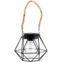 LED Solar Hängelampe Outdoor Gartenlaterne 3000K IP44 Dämmerungssensor