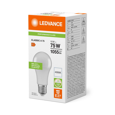 LED Lampen A60 E27 10W = 75W 1055lm 4000K Neutralweiß LEDVANCE