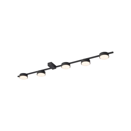 PILLS V 8262 Nowodvorski Schwarz 5xGX53 Moderne Streifen-Deckenleuchte