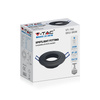Deckenleuchte Unterputz GU10 rund schwarz VT-782 V-TAC
