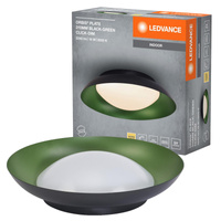 Plafond Badezimmer Deckenleuchte Anbau 19W 1000lm 3000K Warm Schwarz Grün IP20 Dimmbar Obris Ledvance