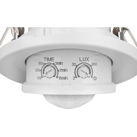 PIR-Bewegungsmelder bündig montiert 360°