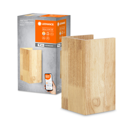 SMART+ WIFI Wandleuchte Smarte Wandleuchte 12W ORBIS SWAN WOOD LEDVANCE