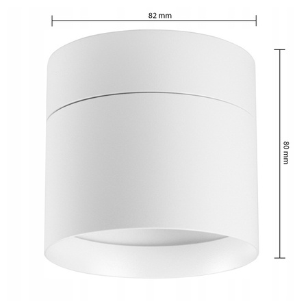 Anbau-Halogen-Tubareflektor-Spot GX53 Rund Weiß Apilo Masterled