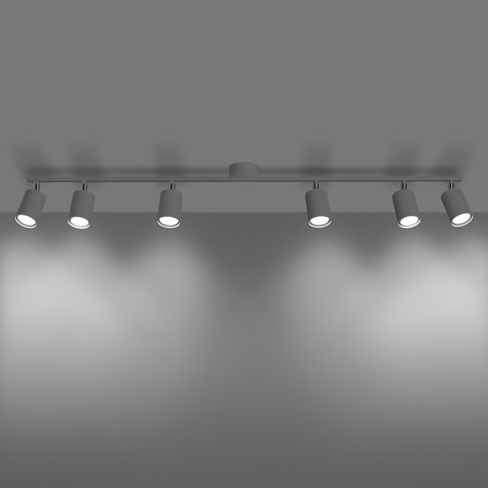 Deckenleuchte LEMMI 6L 6xGU10 Weiß Modern SOLLUX