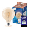 LED-Lampe E27 G125 7W = 60W 2700-6500K FILAMENT SMART WiFi Philips WiZ
