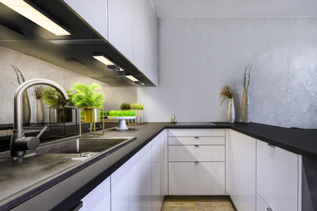 Unterschrank Ledvance LED Möbel Lampe mit Bewegungssensor Rahmenlos 10W 500lm 3000K Warm Dimmbar USB Schwarz Unterschrank Ledvance