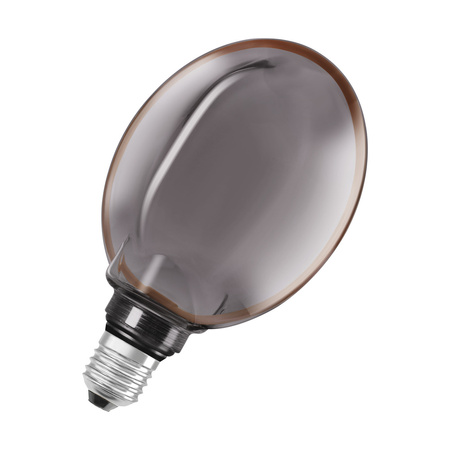 LED Dekorative Glühbirne G130 Sphere E27 4W = 12W 110lm 1800K Warm 330° Smoke Filament Dimmbar Vintage 1906 Osram