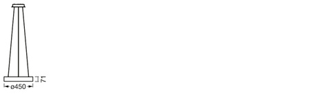 LED Decke Pendelleuchte 18.5W 500lm CCT Dimmbar Silber SMART+ WiFi Sun@Home Ledvance