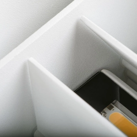 LED-Fassadenleuchte REKA Weiß UP AND DOWN 7W 500lm 840 Neutral IP54 Kanlux