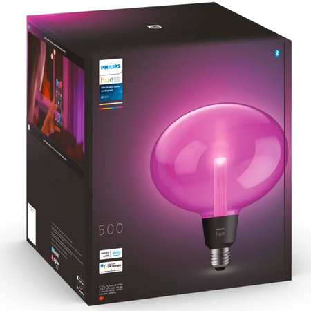 LED Ellipse E27 6.5W CCT RGB PHILIPS HUE Lightguide Bluetooth Zigbee Glühbirne