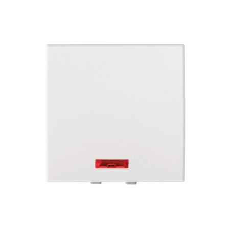 Schalter beleuchtet NO 10A Quadratisch Weiß OFFICE Kanlux