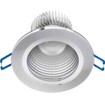 Deckenleuchte 7W Einbau-LED-DOWNLIGHT DEEP Rund 4000K 560lm Silber